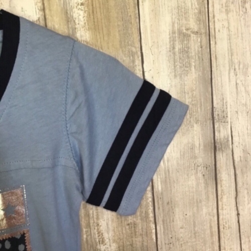 NWT NCAA Kids NC Tarheels Tee Blue Girls Small - Picture 4 of 5